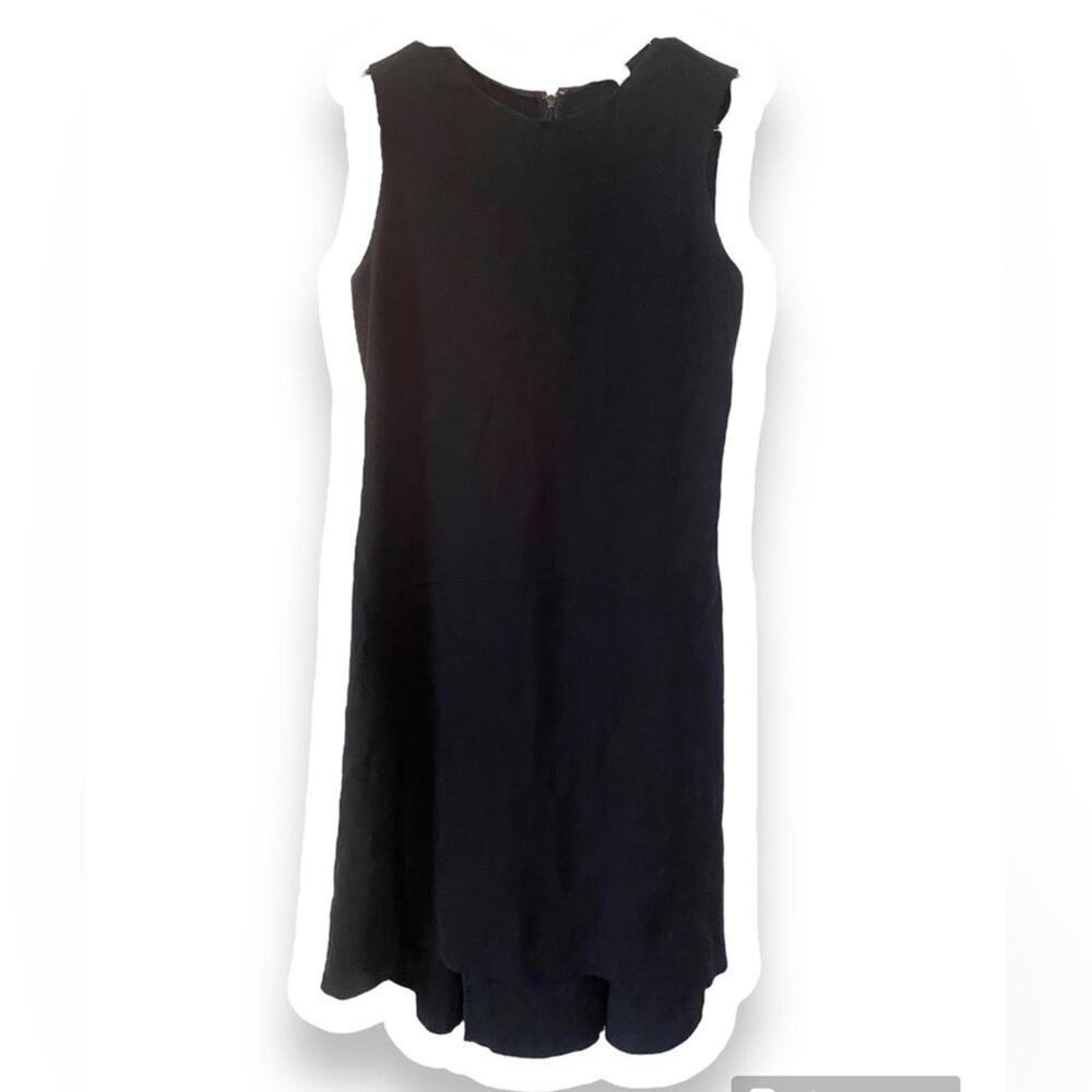 Vince Black Sleeveless Knee Length Sheath Dress SZ. 2